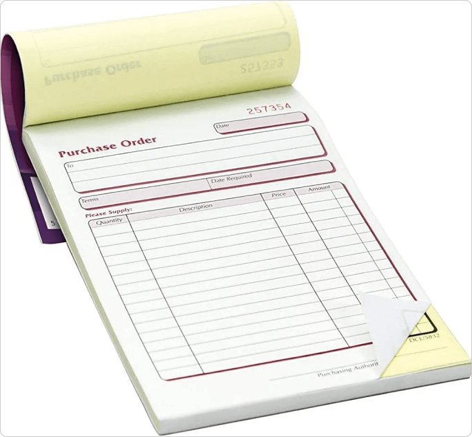 A4 NCR Books Printing